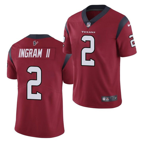 Men's Red Houston Texans #2 Mark Ingram II Vapor Untouchable Limited Stitched Jersey